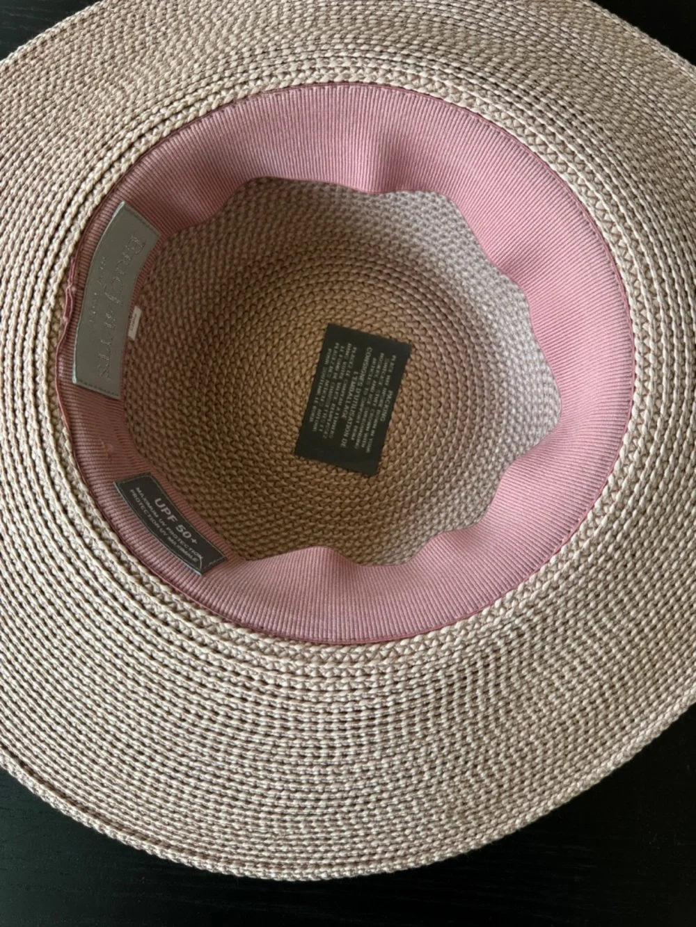 Eric Javits Hampton Hat Blush - Picture 6 of 6